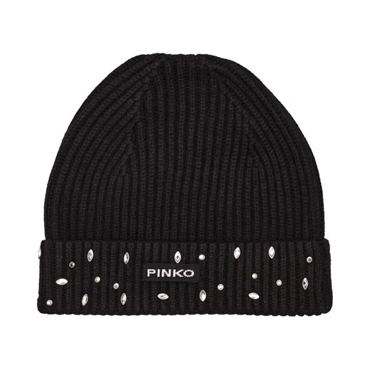 Pinko Czapka SERENGETI | z dodatkiem wełny i kaszmiru ze sklepu Gomez Fashion Store w kategorii Czapki zimowe damskie - zdjęcie 184316390