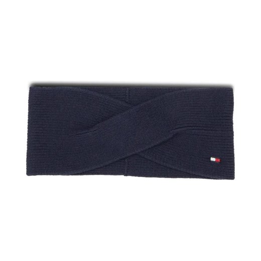 Tommy Hilfiger Opaska ESSENTIAL FLAG | z dodatkiem kaszmiru ze sklepu Gomez Fashion Store w kategorii Opaski damskie - zdjęcie 184316391