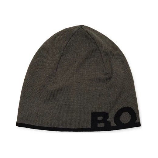 BOSS GREEN Dwustronna wełniana czapka Arev ze sklepu Gomez Fashion Store w kategorii Czapki zimowe męskie - zdjęcie 184316404