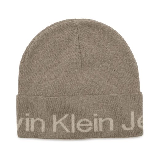 Calvin Klein Jeans Czapka | z dodatkiem wełny i kaszmiru ze sklepu Gomez Fashion Store w kategorii Czapki zimowe damskie - zdjęcie 184316500