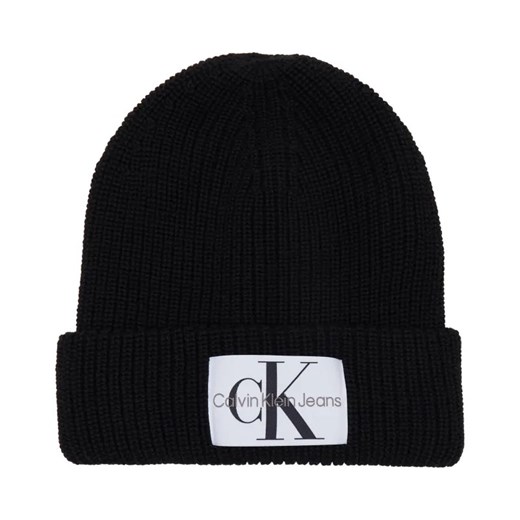 Calvin Klein Jeans Czapka | z dodatkiem wełny ze sklepu Gomez Fashion Store w kategorii Czapki zimowe męskie - zdjęcie 184316624
