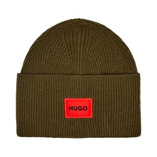 HUGO Wełniana czapka Xaff 6 ze sklepu Gomez Fashion Store w kategorii Czapki zimowe męskie - zdjęcie 184316691
