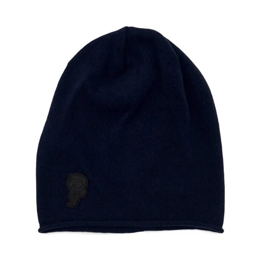 Karl Lagerfeld Wełniana BEANIE | z dodatkiem kaszmiru ze sklepu Gomez Fashion Store w kategorii Czapki zimowe męskie - zdjęcie 184316732