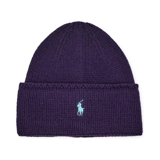 POLO RALPH LAUREN Wełniana czapka PONY ze sklepu Gomez Fashion Store w kategorii Czapki zimowe damskie - zdjęcie 184316771