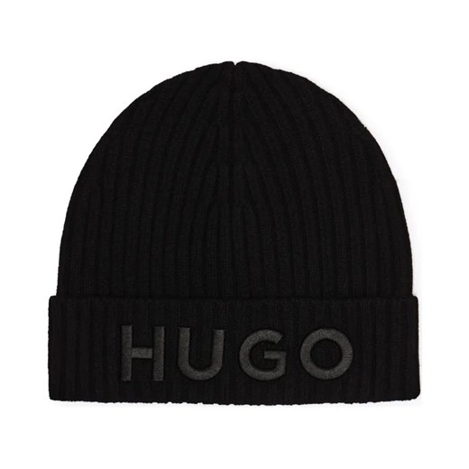 HUGO Wełniana czapka X565-7 ze sklepu Gomez Fashion Store w kategorii Czapki zimowe męskie - zdjęcie 184316774