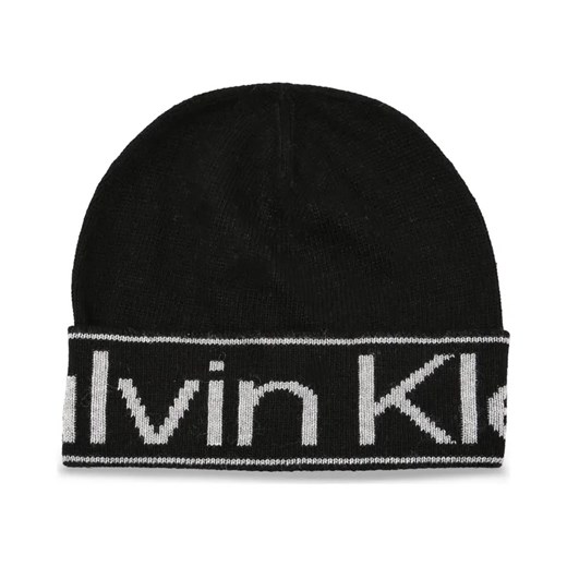 Calvin Klein Czapka | z dodatkiem wełny i kaszmiru ze sklepu Gomez Fashion Store w kategorii Czapki zimowe damskie - zdjęcie 184316802