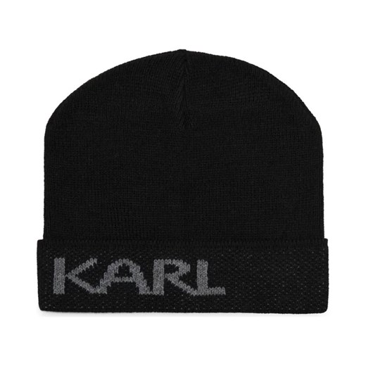 Karl Lagerfeld Czapka BEANIE | z dodatkiem wełny ze sklepu Gomez Fashion Store w kategorii Czapki zimowe męskie - zdjęcie 184316811
