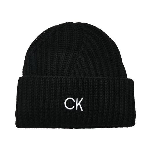 Calvin Klein Czapka ELEVATED | z dodatkiem wełny i kaszmiru ze sklepu Gomez Fashion Store w kategorii Czapki zimowe męskie - zdjęcie 184316852