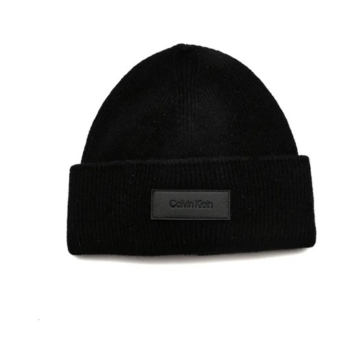 Calvin Klein Wełniana czapka BADGE DOCKER ze sklepu Gomez Fashion Store w kategorii Czapki zimowe męskie - zdjęcie 184316864