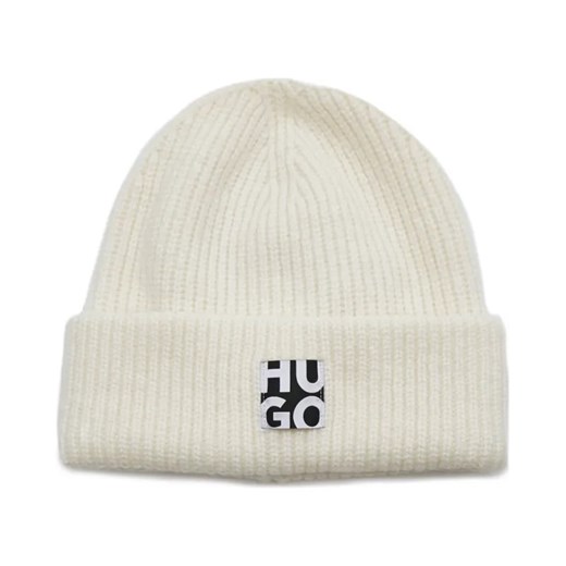 HUGO Czapka Women-X 692 | z dodatkiem wełny i kaszmiru ze sklepu Gomez Fashion Store w kategorii Czapki zimowe damskie - zdjęcie 184316930