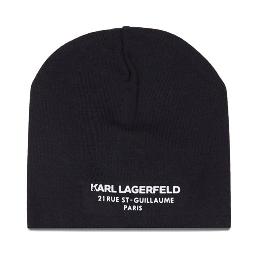 Karl Lagerfeld Czapka BEANIE | z dodatkiem wełny ze sklepu Gomez Fashion Store w kategorii Czapki zimowe męskie - zdjęcie 184317000