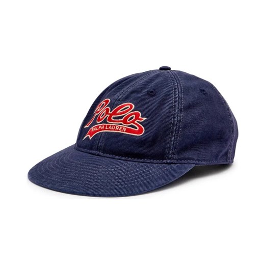POLO RALPH LAUREN Jeansowa bejsbolówka | z dodatkiem skóry ze sklepu Gomez Fashion Store w kategorii Czapki z daszkiem damskie - zdjęcie 184317014