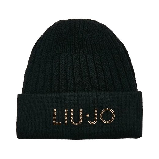 Liu Jo Czapka LOGO BORCHIE ze sklepu Gomez Fashion Store w kategorii Czapki zimowe damskie - zdjęcie 184317141