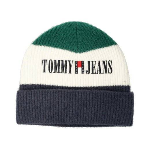 Tommy Jeans Czapka | z dodatkiem wełny ze sklepu Gomez Fashion Store w kategorii Czapki zimowe męskie - zdjęcie 184317260