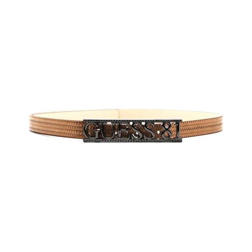GUESS Pasek ELLY | z dodatkiem skóry Guess S promocyjna cena Gomez Fashion Store