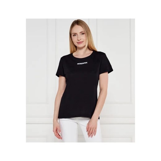 Patrizia Pepe T-shirt + kubek | Regular Fit ze sklepu Gomez Fashion Store w kategorii Bluzki damskie - zdjęcie 184317941