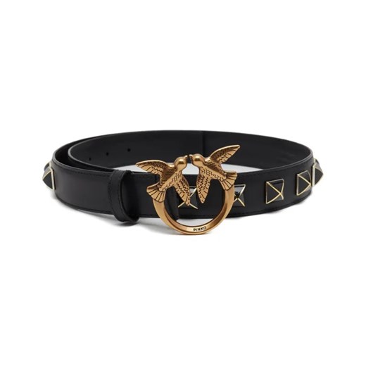 Pinko Skórzany pasek LOVE BERRY H3 BELT VITELLO SET ze sklepu Gomez Fashion Store w kategorii Paski damskie - zdjęcie 184317962