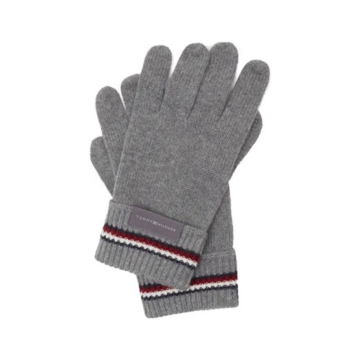 Tommy Hilfiger Rękawiczki CORPORATE KNIT | z dodatkiem wełny ze sklepu Gomez Fashion Store w kategorii Rękawiczki męskie - zdjęcie 184318023