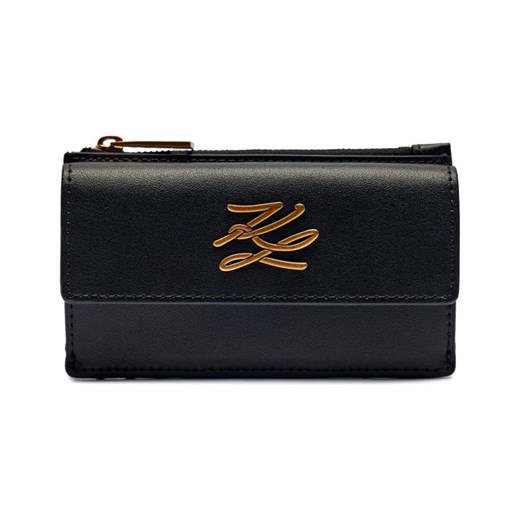Karl Lagerfeld Skórzane etui na karty K/AUTOGRAPH ze sklepu Gomez Fashion Store w kategorii Etui - zdjęcie 184318062
