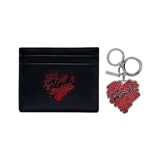Karl Lagerfeld Skórzane etui na karty K/HEARTS ze sklepu Gomez Fashion Store w kategorii Etui - zdjęcie 184318070