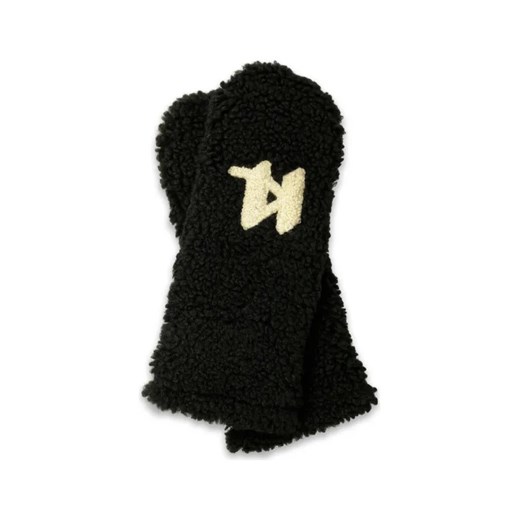 Karl Lagerfeld Rękawiczki Shearling Muff Natural | z dodatkiem skóry ze sklepu Gomez Fashion Store w kategorii Rękawiczki damskie - zdjęcie 184318123