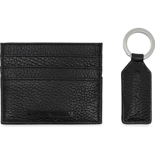 Emporio Armani Skórzane etui na karty GIFT SET ze sklepu Gomez Fashion Store w kategorii Etui - zdjęcie 184318620