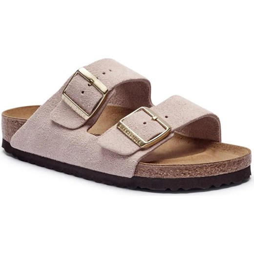 Birkenstock Skórzane klapki Arizona LEVE ze sklepu Gomez Fashion Store w kategorii Klapki damskie - zdjęcie 184318722