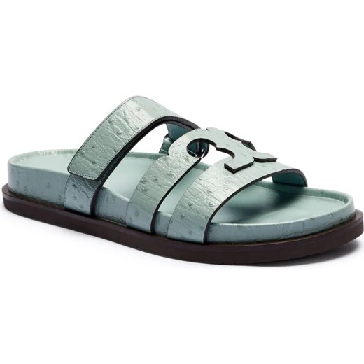 TORY BURCH Skórzane klapki INES SPORT ze sklepu Gomez Fashion Store w kategorii Klapki damskie - zdjęcie 184318864