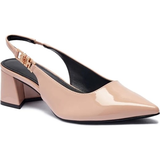 Guess Czółenka na słupku ZABELA | z dodatkiem skóry ze sklepu Gomez Fashion Store w kategorii Czółenka - zdjęcie 184319014