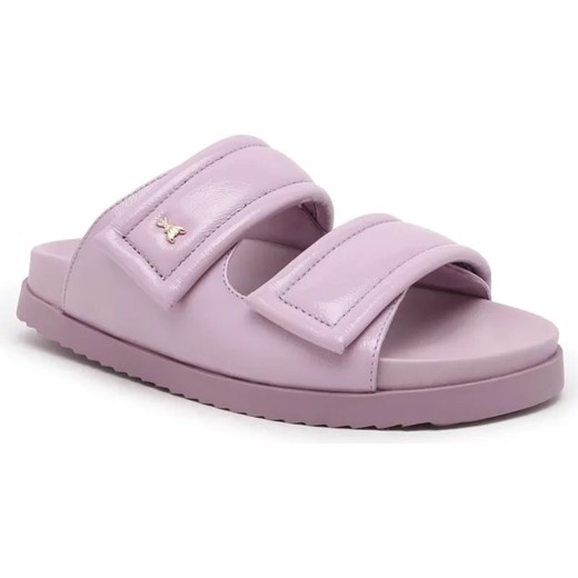 Patrizia Pepe Skórzane klapki ze sklepu Gomez Fashion Store w kategorii Klapki damskie - zdjęcie 184319153