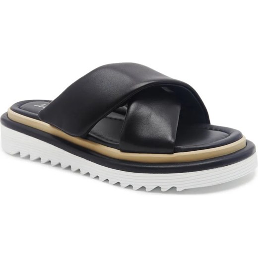 Marc Cain Skórzane klapki ze sklepu Gomez Fashion Store w kategorii Klapki damskie - zdjęcie 184319512