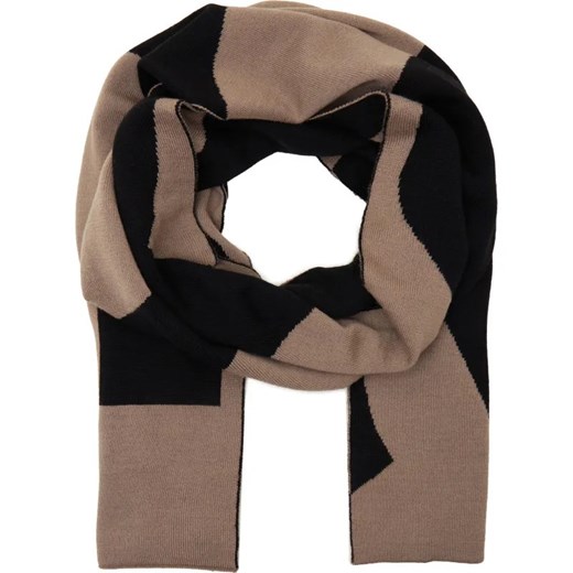BOSS GREEN Dwustronny szal Acro_Scarf-X | z dodatkiem wełny ze sklepu Gomez Fashion Store w kategorii Szaliki męskie - zdjęcie 184319913