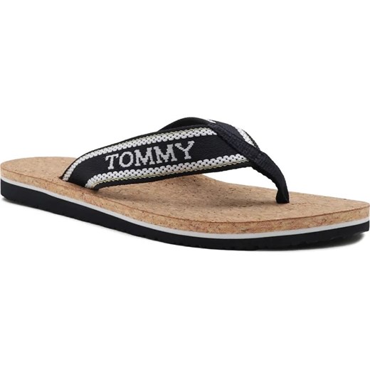 Tommy Hilfiger Japonki CORK BEACH ze sklepu Gomez Fashion Store w kategorii Klapki damskie - zdjęcie 184320354