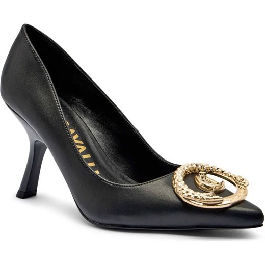 Just Cavalli Skórzane szpilki ze sklepu Gomez Fashion Store w kategorii Czółenka - zdjęcie 184320631