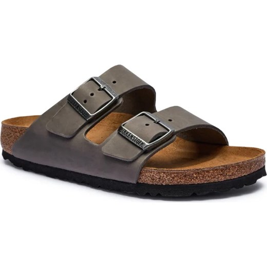 Birkenstock Skórzane klapki Arizona LEOI ze sklepu Gomez Fashion Store w kategorii Klapki damskie - zdjęcie 184321393
