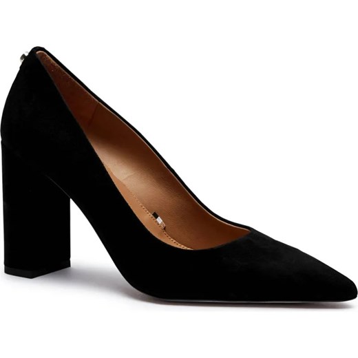 BOSS BLACK Skórzane czółenka na słupku Janet_ChPump90 ze sklepu Gomez Fashion Store w kategorii Czółenka - zdjęcie 184321404