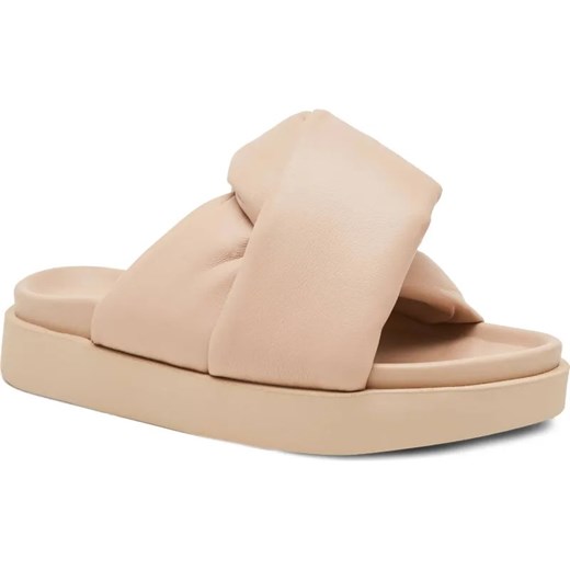 INUIKII Skórzane klapki Soft Crossed ze sklepu Gomez Fashion Store w kategorii Klapki damskie - zdjęcie 184321700