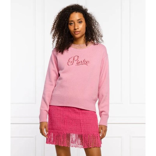 Pinko Sweter MOSCATO 1 | Regular Fit | z dodatkiem wełny ze sklepu Gomez Fashion Store w kategorii Swetry damskie - zdjęcie 184321834