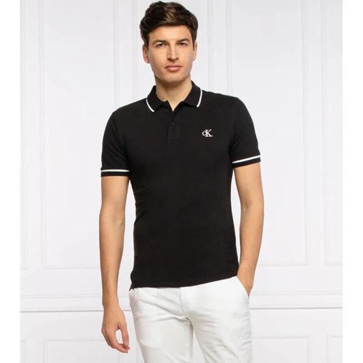 Calvin Klein Jeans Polo | Slim Fit | pique ze sklepu Gomez Fashion Store w kategorii T-shirty męskie - zdjęcie 184321840