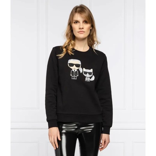 Karl Lagerfeld Bluza Ikonik Karl &Choupette | Regular Fit ze sklepu Gomez Fashion Store w kategorii Bluzy damskie - zdjęcie 184321860