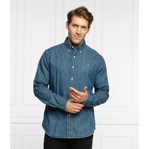 POLO RALPH LAUREN Koszula | Custom fit | denim ze sklepu Gomez Fashion Store w kategorii Koszule męskie - zdjęcie 184321902