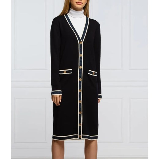 TORY BURCH Wełniany kardigan Madeline | Regular Fit ze sklepu Gomez Fashion Store w kategorii Swetry damskie - zdjęcie 184322012