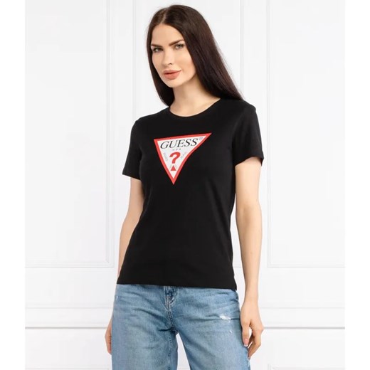 GUESS T-shirt ORIGINAL | Regular Fit ze sklepu Gomez Fashion Store w kategorii Bluzki damskie - zdjęcie 184322230
