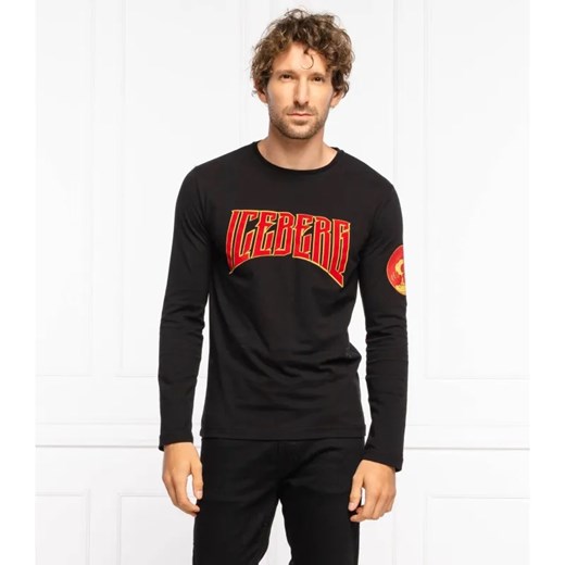 Iceberg Longsleeve ICEBERG X SNOOPY | Regular Fit ze sklepu Gomez Fashion Store w kategorii T-shirty męskie - zdjęcie 184322242