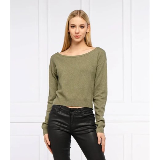 GUESS Sweter TANYA | Cropped Fit | z dodatkiem wełny ze sklepu Gomez Fashion Store w kategorii Swetry damskie - zdjęcie 184322250