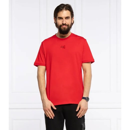 HUGO T-shirt Diragolino212 | Regular Fit ze sklepu Gomez Fashion Store w kategorii T-shirty męskie - zdjęcie 184322261