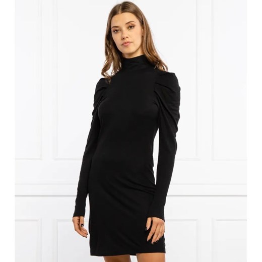 DONDUP - made in Italy Sukienka FLUID INTERLOCK | z dodatkiem kaszmiru ze sklepu Gomez Fashion Store w kategorii Sukienki - zdjęcie 184322291