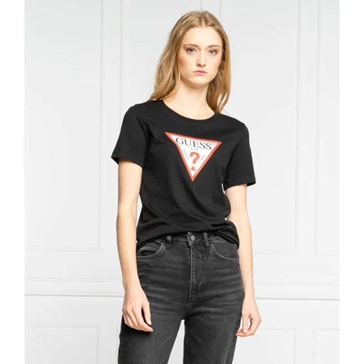 GUESS T-shirt ORIGINAL | Regular Fit ze sklepu Gomez Fashion Store w kategorii Bluzki damskie - zdjęcie 184322332