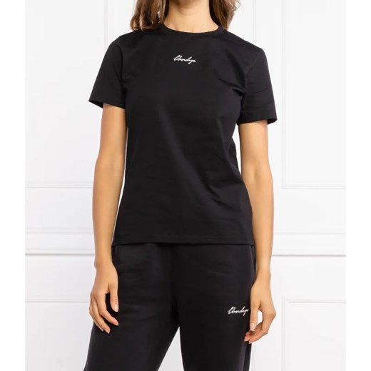 DONDUP - made in Italy T-shirt | Regular Fit ze sklepu Gomez Fashion Store w kategorii Bluzki damskie - zdjęcie 184322372