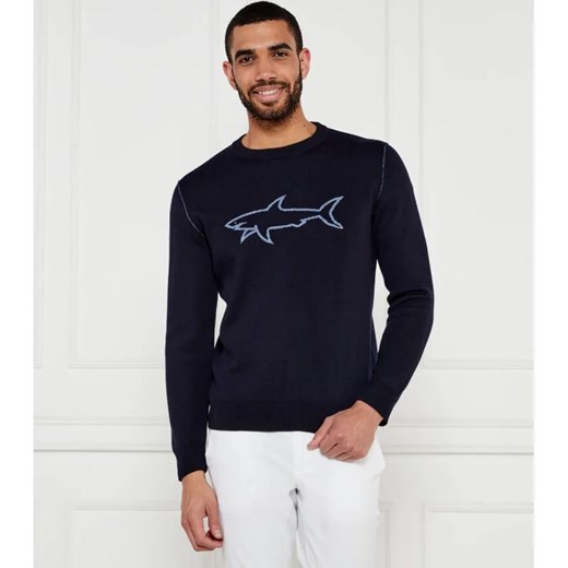 Paul&Shark Wełniany sweter | Regular Fit Paul&shark L okazja Gomez Fashion Store
